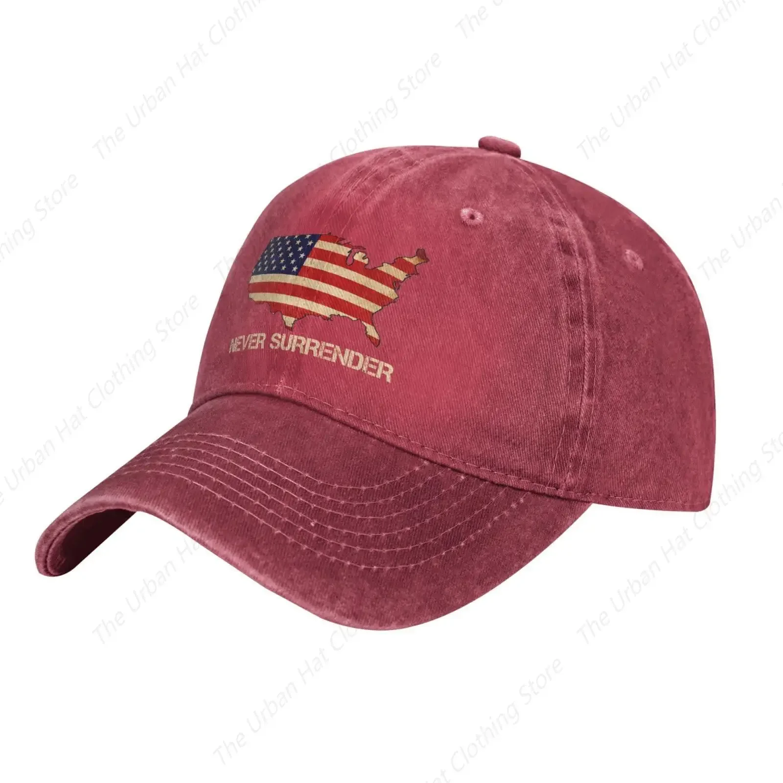 Trump Never Surrenders August 24  2024 Baseball Hat Fashion Caps Adjustable Strap for Men Women t Shirt Tee Daily Outdoor