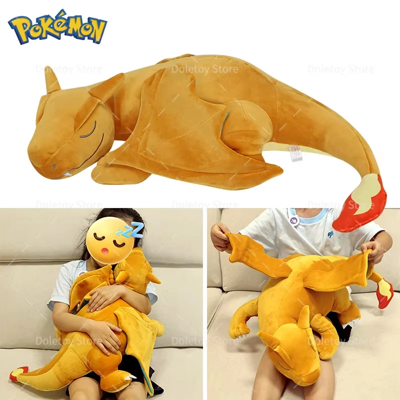 Big Size Sleeping Pokemon Plush Toys Charizard Chien-Pao Umbreon Stuffed Animal Anime Peluche Pillow Xmas Gift For Kids view 2
