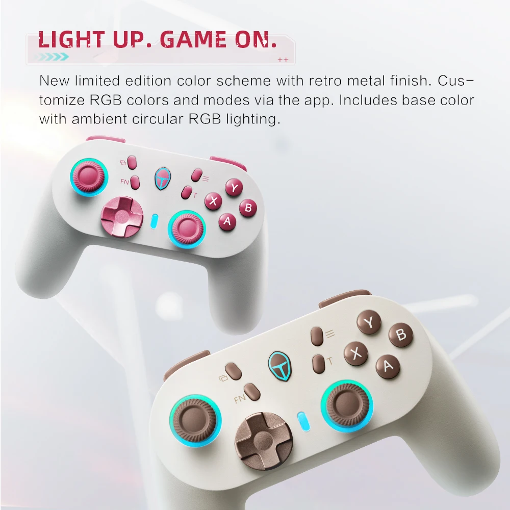 ThundeRobot G45 PC Edition Three-mode Wireless Gamepad Gaming Controller Hall Effect Stick Trigger for Switch Windows PC STEAM