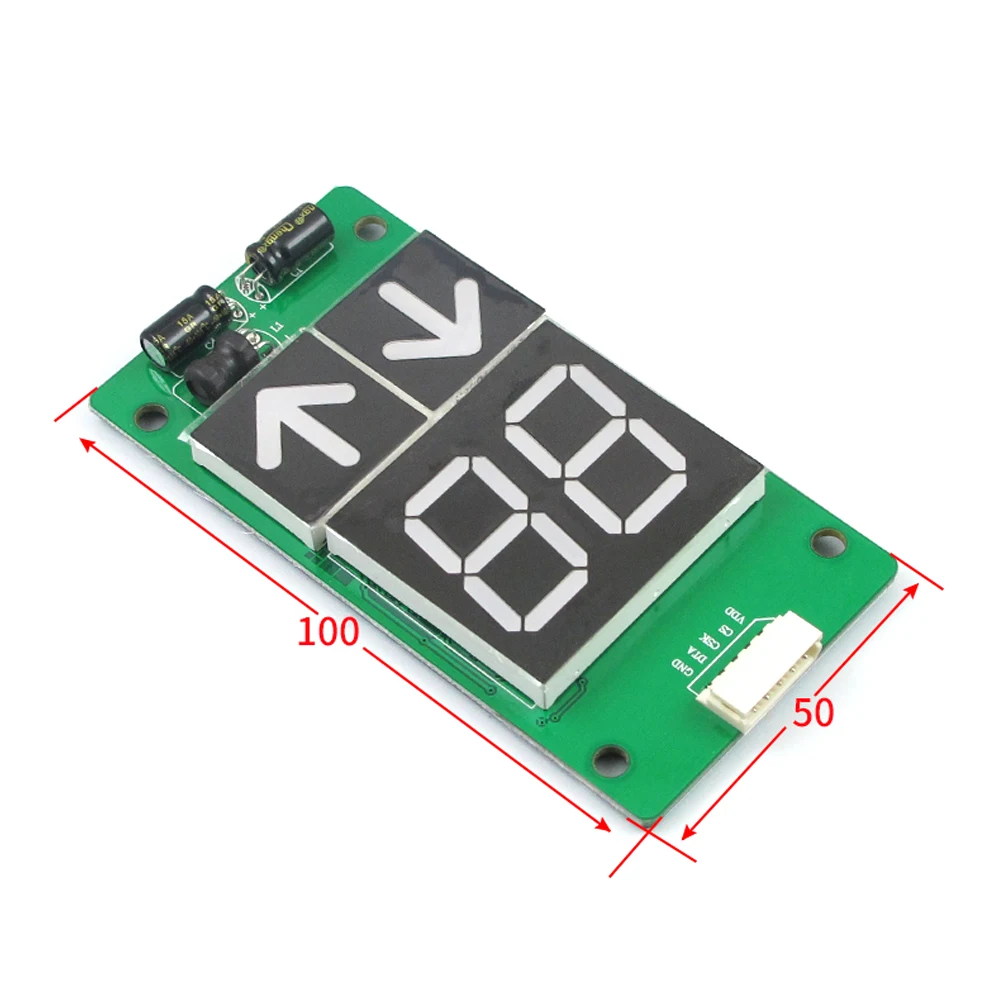 KONE Elevator LOP HOP Display PCB Board, CBX-01A, CBX-01B, CBX-02B, 1 pieza