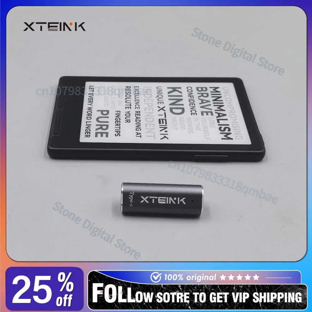 XTEINK X3 Official Accessories International Version E-ink Reader and Type-C To Pin Portable Mini Adapter Adapter 2pcs Set Gifts
