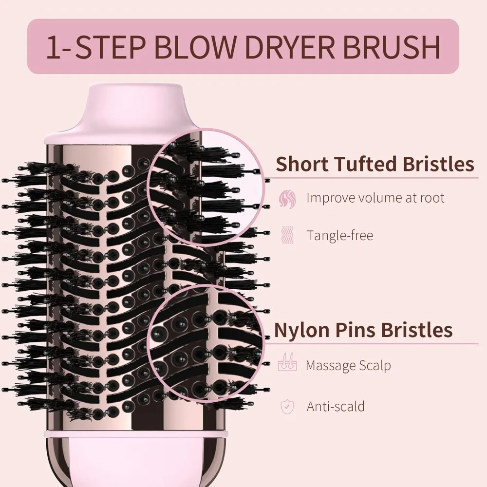 Hair Dryer Brush Blow Dryer in One Upgraded 4 in 1 Hair Dryer and Styler Volumizer with Negative Ion Anti-frizz