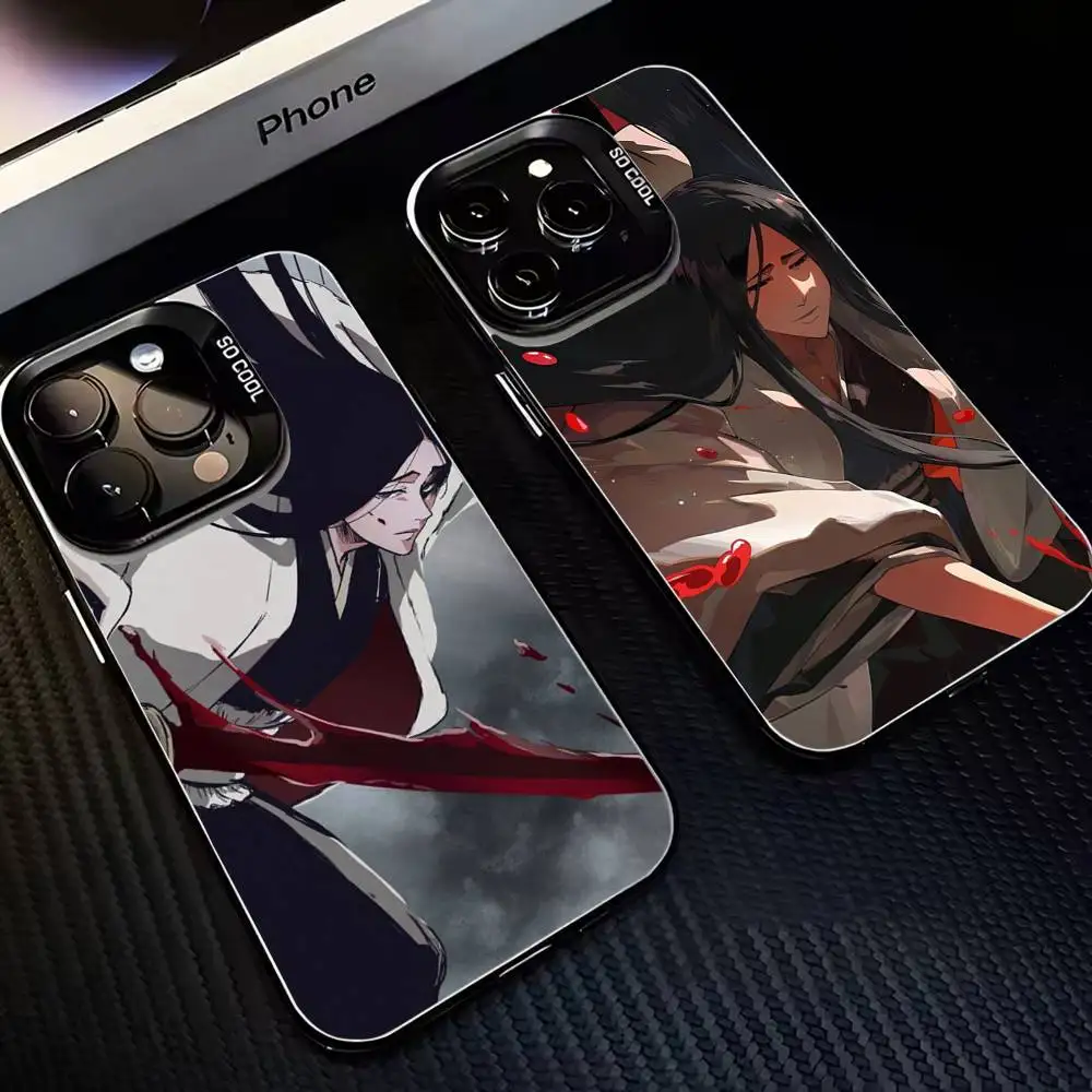 

Retsu Unohana B-Bleachs Phone Case For iPhone 16,15,14,13,12,11,Mini,Pro,MAX Black Matte Shockproof Cover