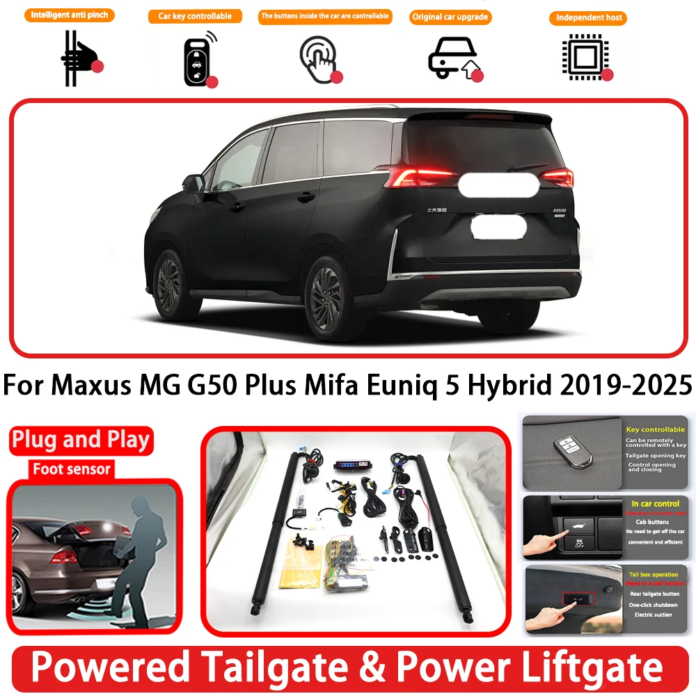 for Maxus MG G50 Plus Mifa Euniq 5 Hybrid 2019-2025 Plug and Play Auto Powered Tailgate Power Liftgate Rear Trunk Opener System