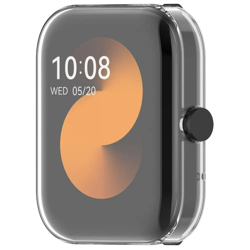 New Full Cover TPU Case Bumper Watchband Screen Protector Smart Accessories Protective Shell for HayLou GST Lite/GST
