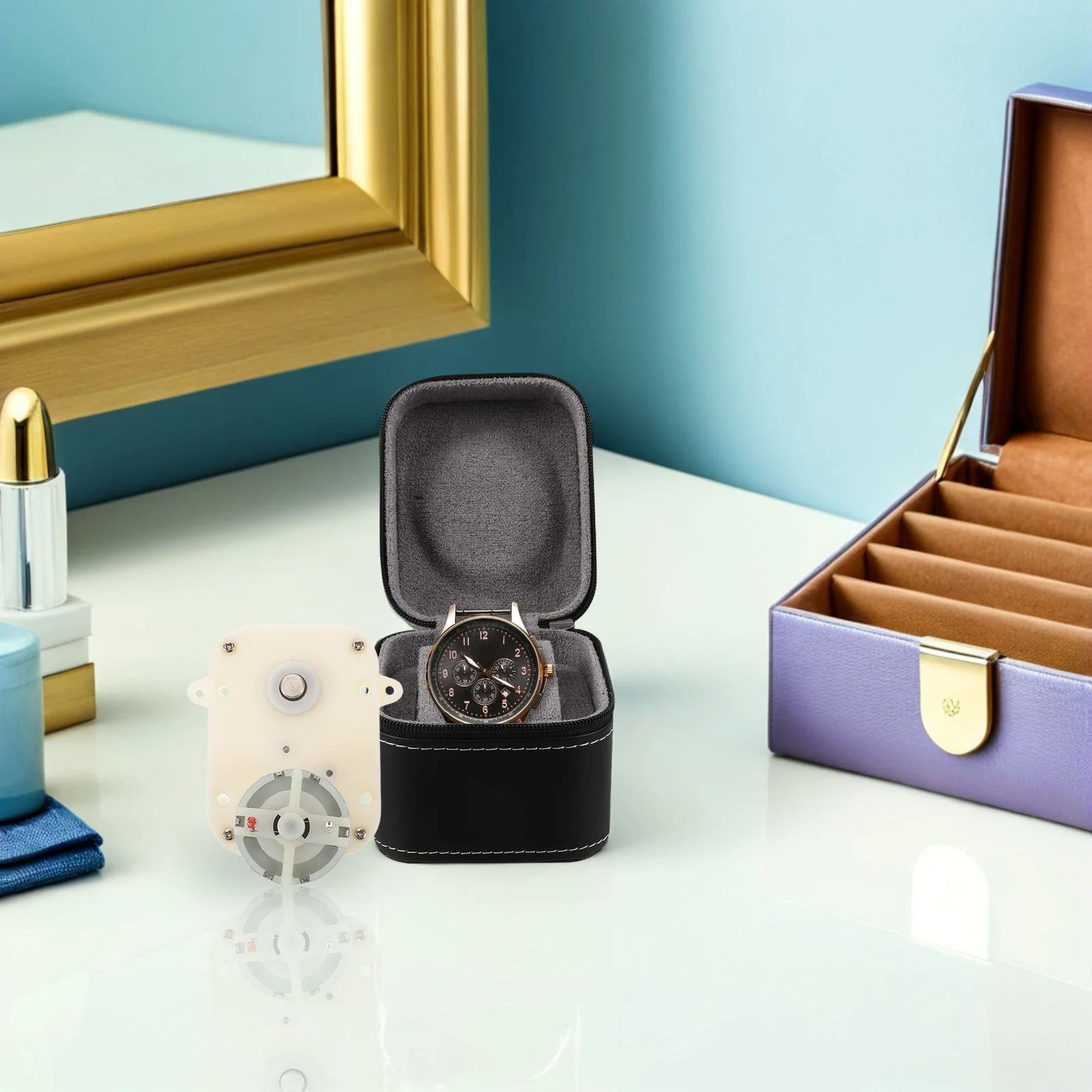 

3V Dc Watch Winder Motor Adjustable Speed Silent Operation for Automatic Watch Storage and Repair Parts Replacement