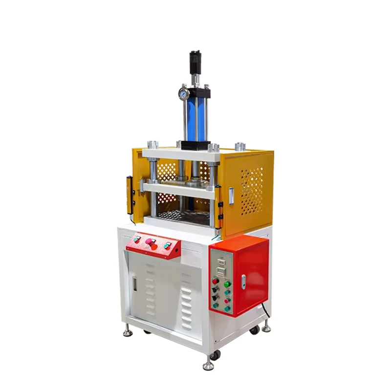 

Three-plate hydraulic pneumatic stamping press for soap forming