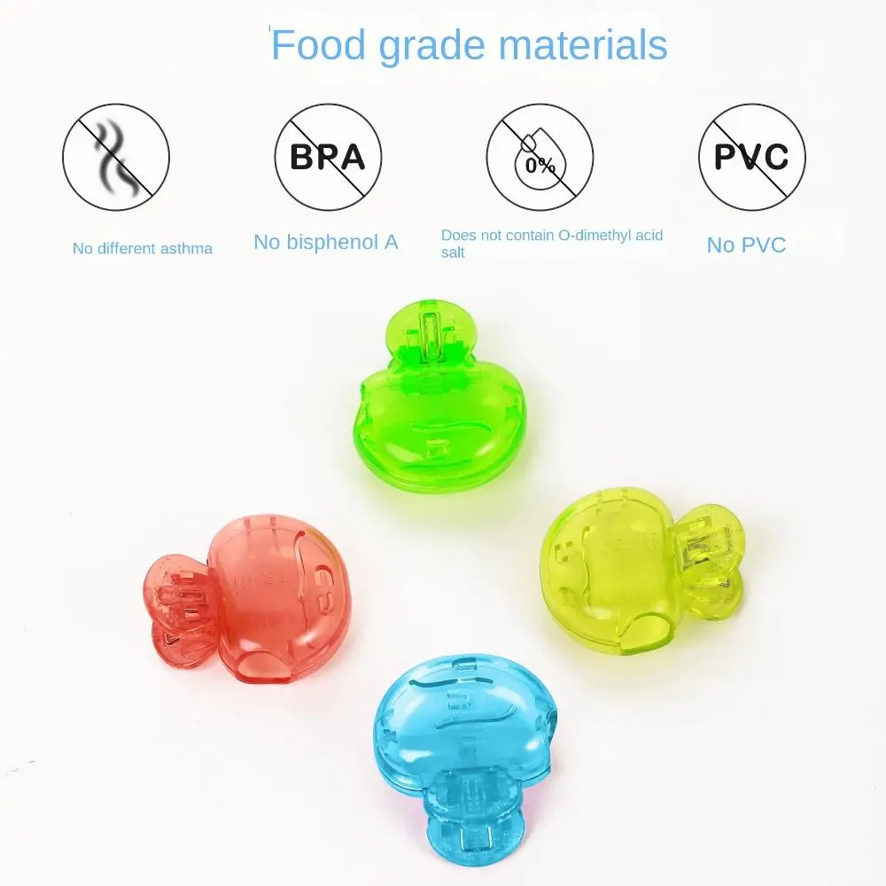 Portable Toothbrush Protective Cap Toothbrush Shell Transparent Travel Toothbrush Storage Clip Toothbrush Head Storage Clip