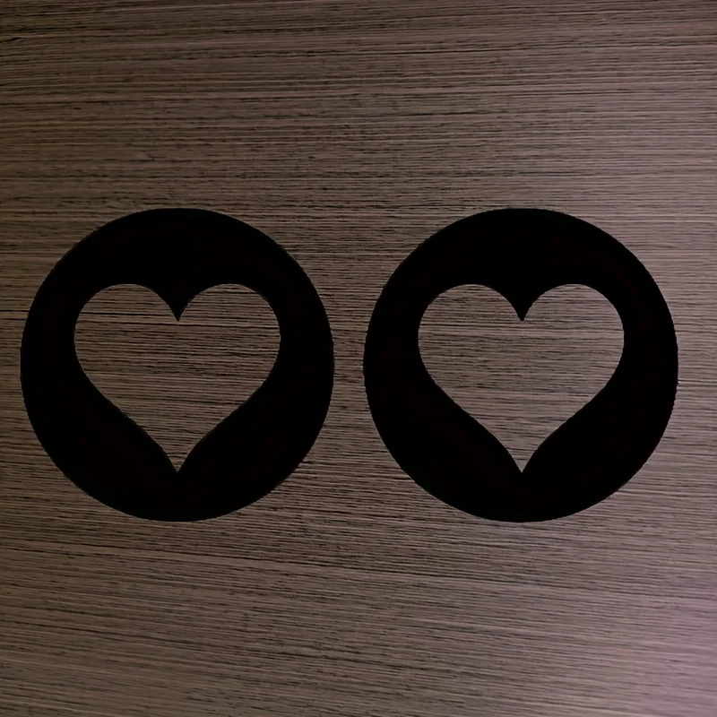 1 SET herzförmiges Lichtaufkleberpaket für Autos – holografisches und klassisches wasserdichtes Vinyl für Fahrzeuge – ideal für romantische Dekorliebhaber