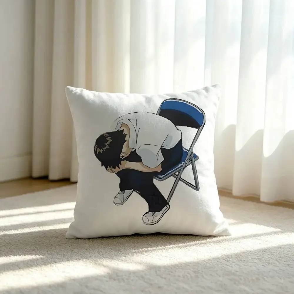 Tinplate Pin Button Cartoon Anime Characters Round Icon Collection Brooch Customizable Square Pillowcases, Stylish And Soft