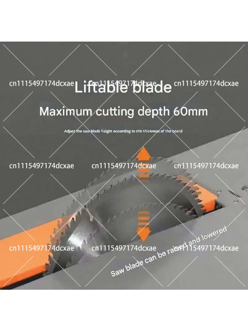 2000W Woodworking Mini Table Saw Household Sliding Multifunctional Cutting Machine for Cutting Board