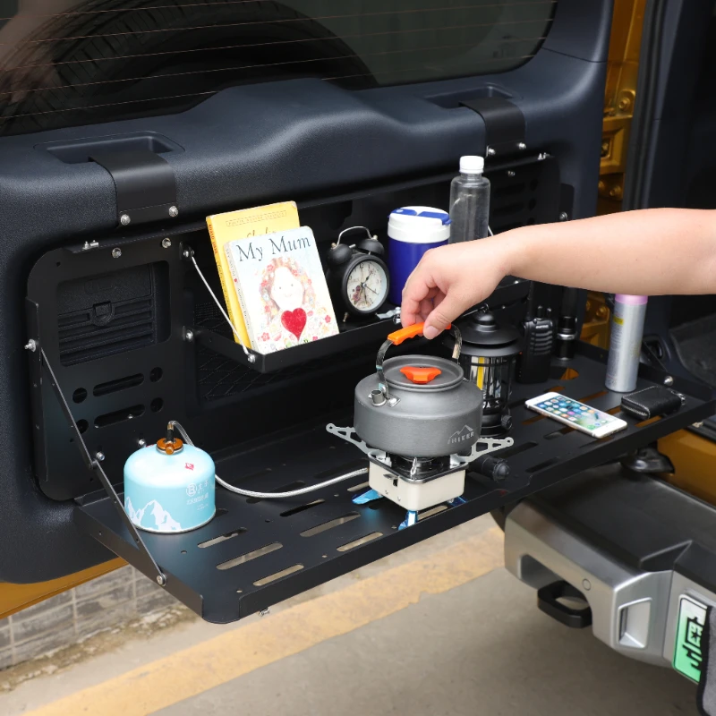 

For BYD Equation Leopard 5 DENZA B5 2023-2025 Car Tailgate Luggage Carrier Folding Storage Shelf Tailgate Table Car Accessories