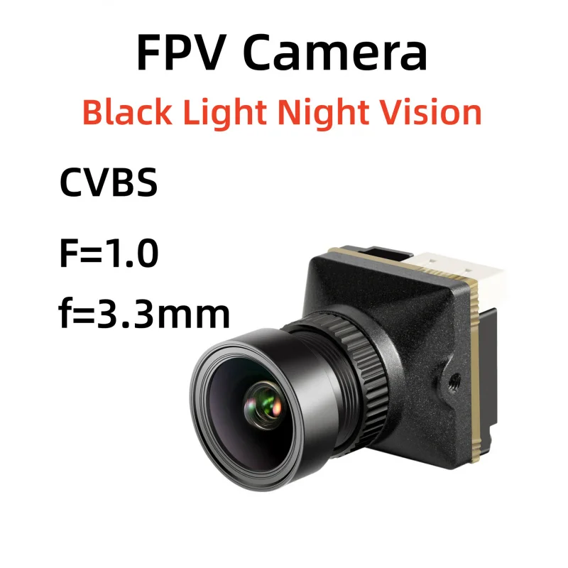1800TVL FPV Camera with F 1.0 Lens black light night vision