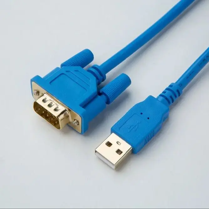 ترقية PLC كابل برجمة USB-XW2Z-200S-VH لسلسلة Omron CQM1H/CPM2C USB إلى RS232 لـ CQM1/cm2a/cs مطلية بالذهب