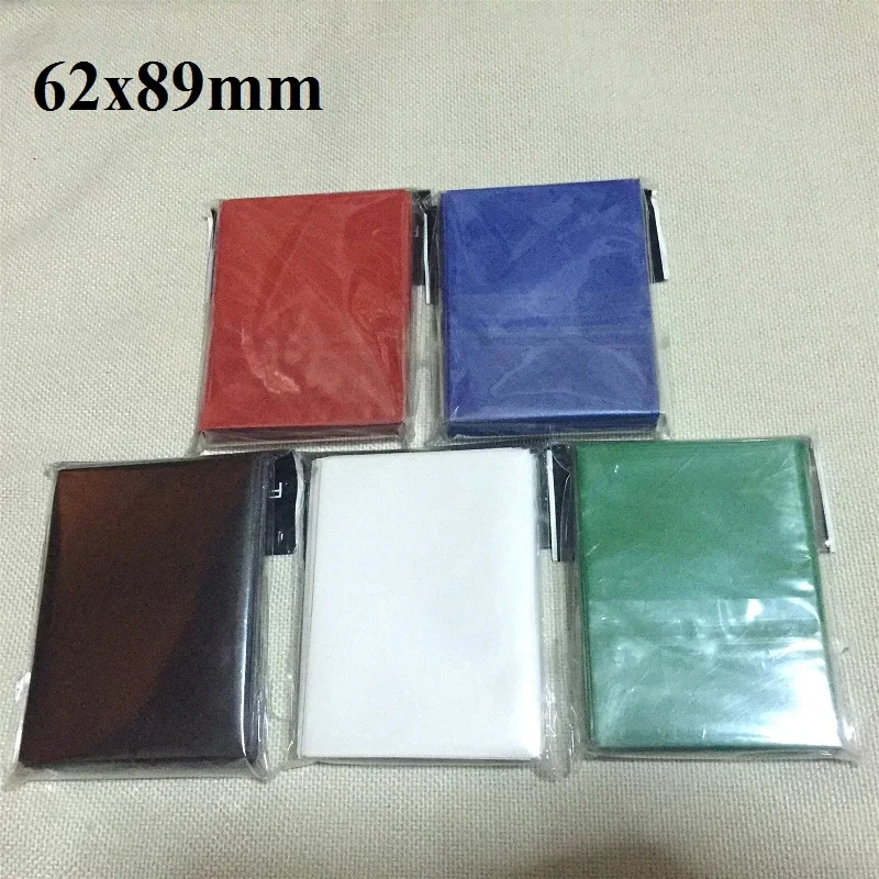 

120pcs 62x89mm colorful Japanese small size Board Game Cards Sleeves Barrier Card Protector for Yu-Gi-Oh! cards sleeve TCG cards