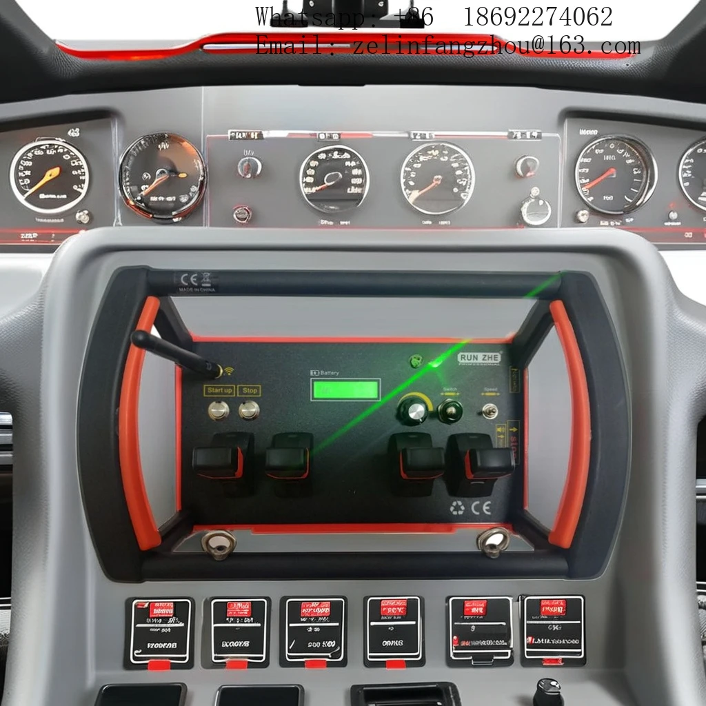 DC 12V 24V 4 Lever Hydraulic Joystick Valve Truck Crane Smart Radio Remote Control 16kg Heavy Duty Industrial Machine
