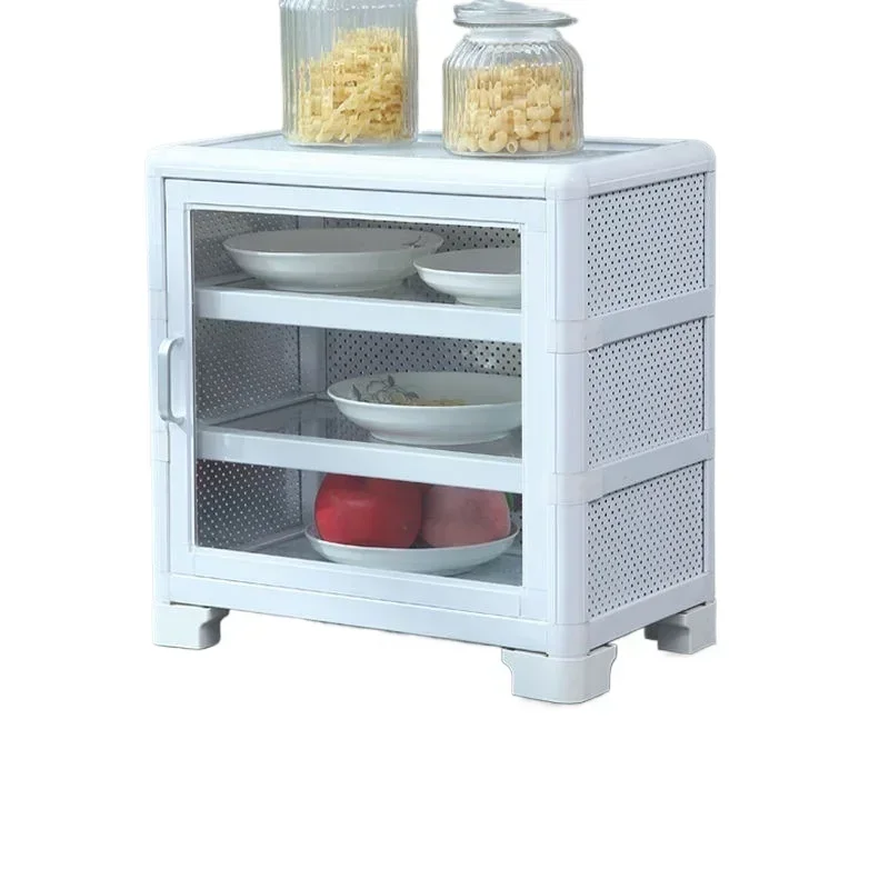 Cupboards Household small vegetable cabinets Kitchen leftovers leftovers shelves Multi-layer doors Insect-proof