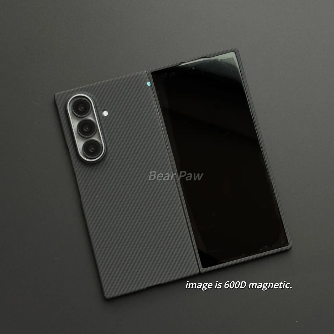 For Z Fold7 Magnetic Hinge Case Aramid Carbon Fiber Magnetic Case Ultra Thin Cover For Samsung Z Fold 7 W26 Mobile Phone Cases