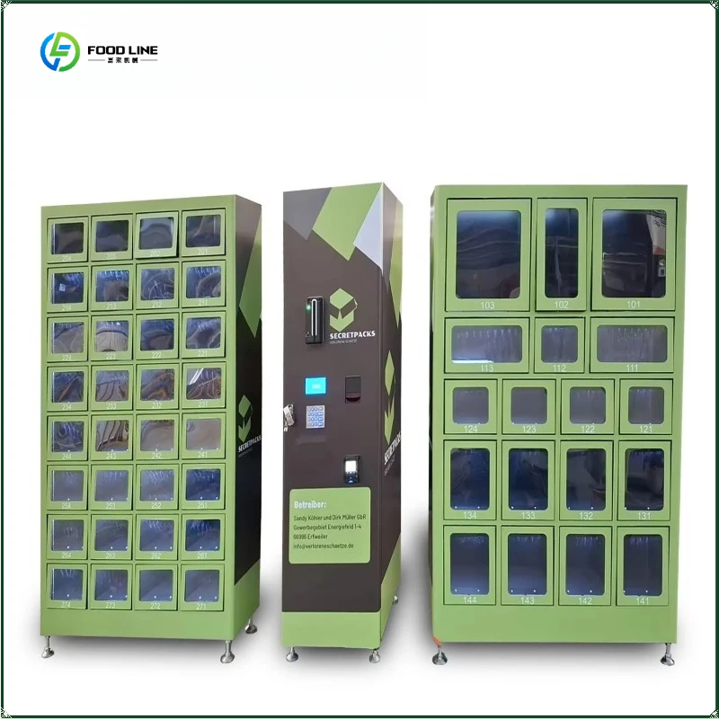 Innovative Smart Locker System for Secure Storage & Vending FL Customized Multi-grid Vending Machine