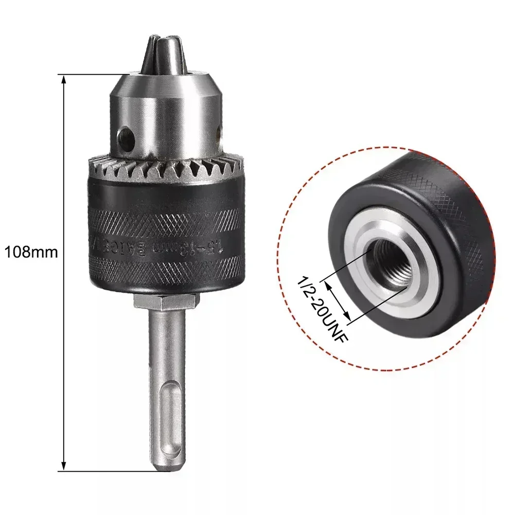 

1PC Chuck Electric Hammer Adapter Head Impact-Drill Adapter Round Shank Square Shank Fittings Conversion Hand Drill Drill Chuck