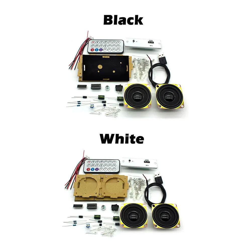 Детали Bluetooth-динамика DC3.7-5V DIY, 3 Вт + 3 Вт, 2-канальный динамик BLE, производство и сборка электронных сварочных компонентов