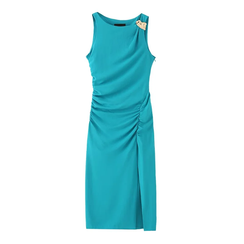 

Летние женские повседневные платья 2026: Модное длинное вечернее платье без рукавов, элегантное платье для вечеринок