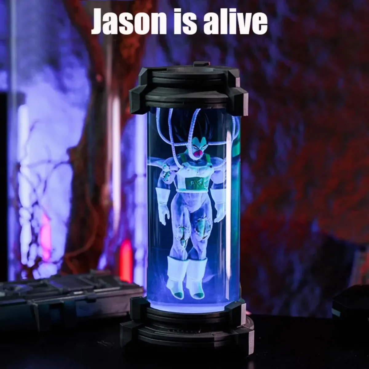 Jason Lives Water Lamp Friday Horror Night Light Water Monster Figurine Collect Terror Voorhees Home Decor Toy Figure