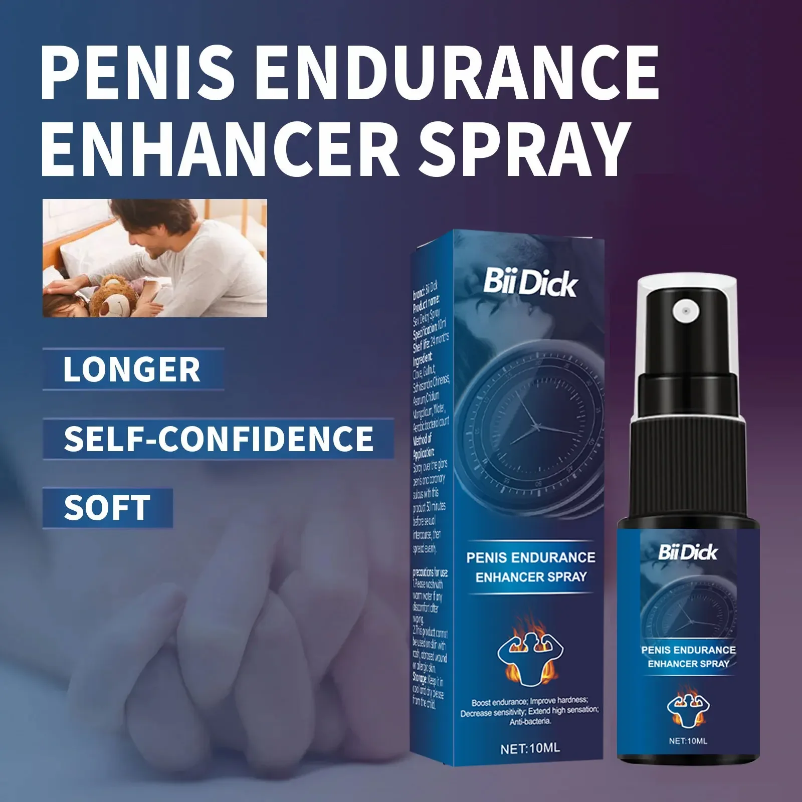 Men Long-last Sex Delay Spray Man Male External Use Anti Premature Ejaculation Prolong Penis Enlargment  Adult Products