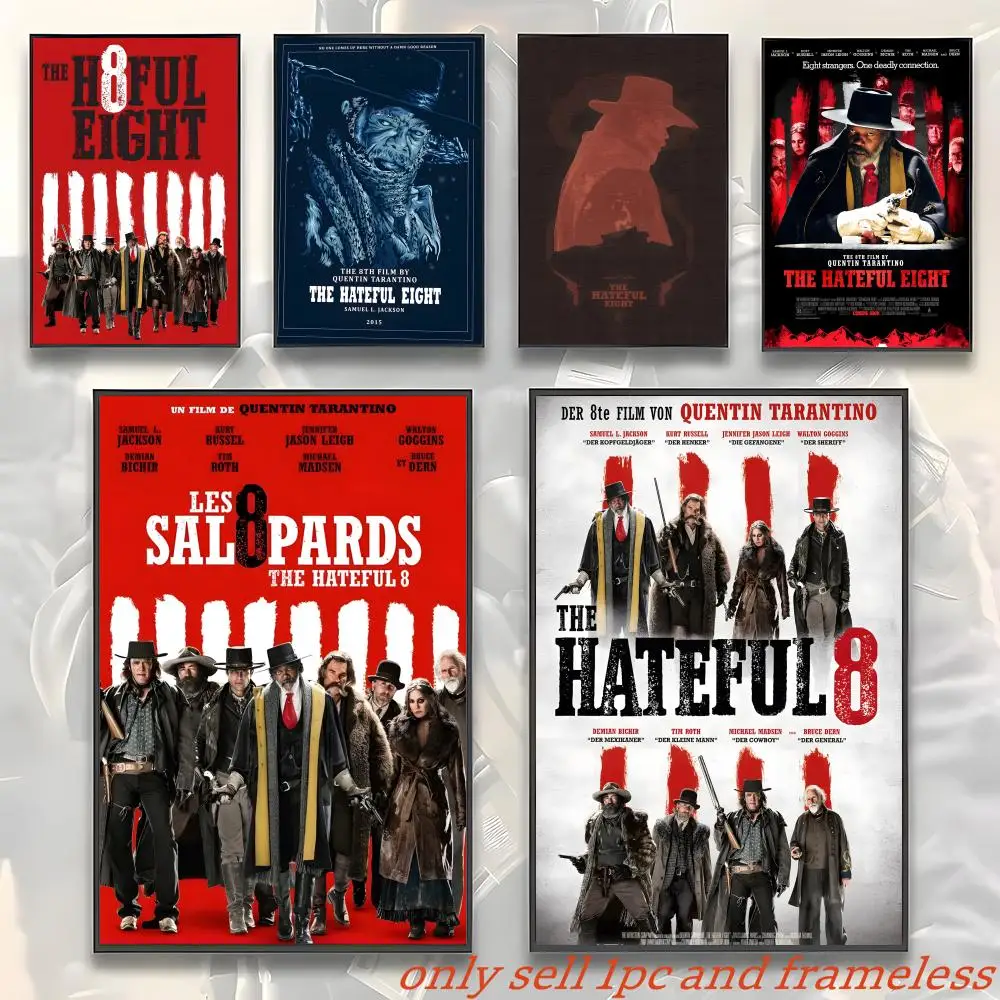 Shooter Western film T-The Hateful Eight Poster Gift with prints Home bedroom living room decoration promotion and display