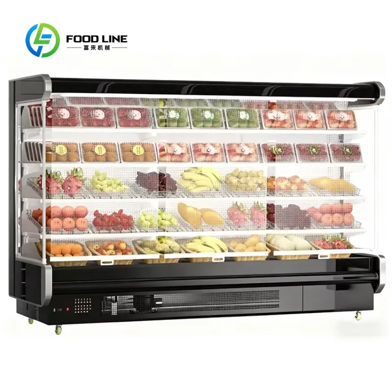 Customized Refrigerated Showcase Sushi Stainless Steel Humidity & Temp Control Drainage System for  Restaurant Sushi Bar