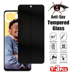 1-3Pcs Privacy Tempereed Glass Screen Protector Anti-Spy for MOTO G13 E13 G22s G32 G42 G53 G72 G24 Power G Play 2024