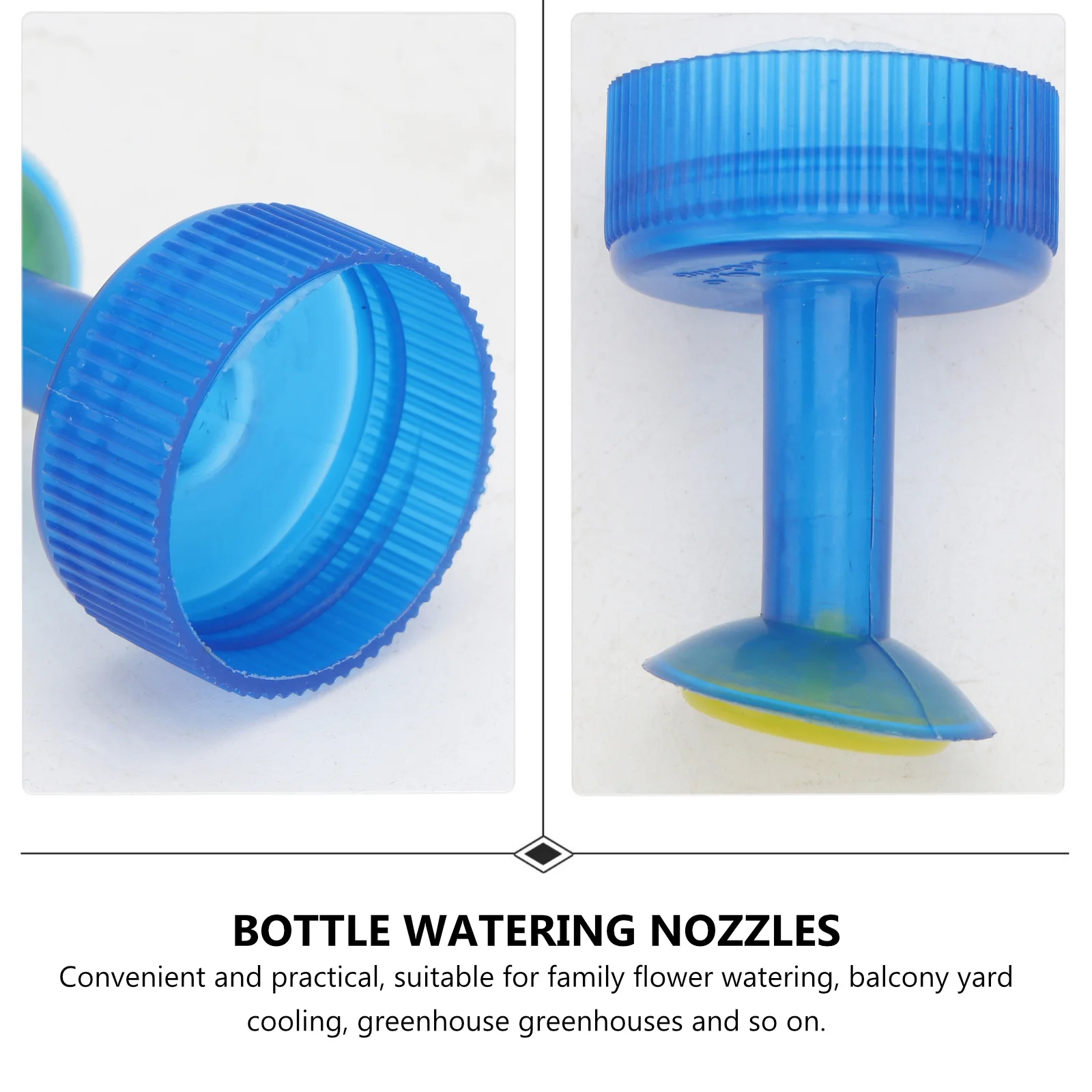 20pcs Watering Bottle Cap Sprinkler 2.8Cm Hole Reusable Plastic Plant Watering Tool For Balcony Garden Replacement Misting