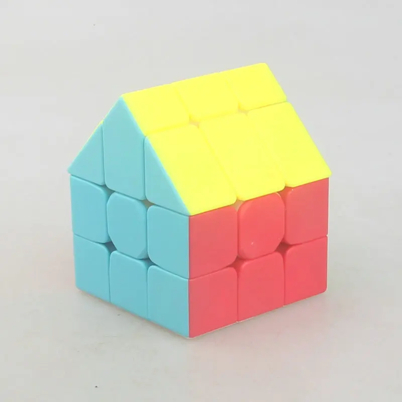 

[Wisdom] House 3x3 Cube Puzzle Желтая верхняя игра 3X3 House Cube 3X3 Красочный трансформируемый куб Magichouse Развивающая игрушка-непоседа в подарок