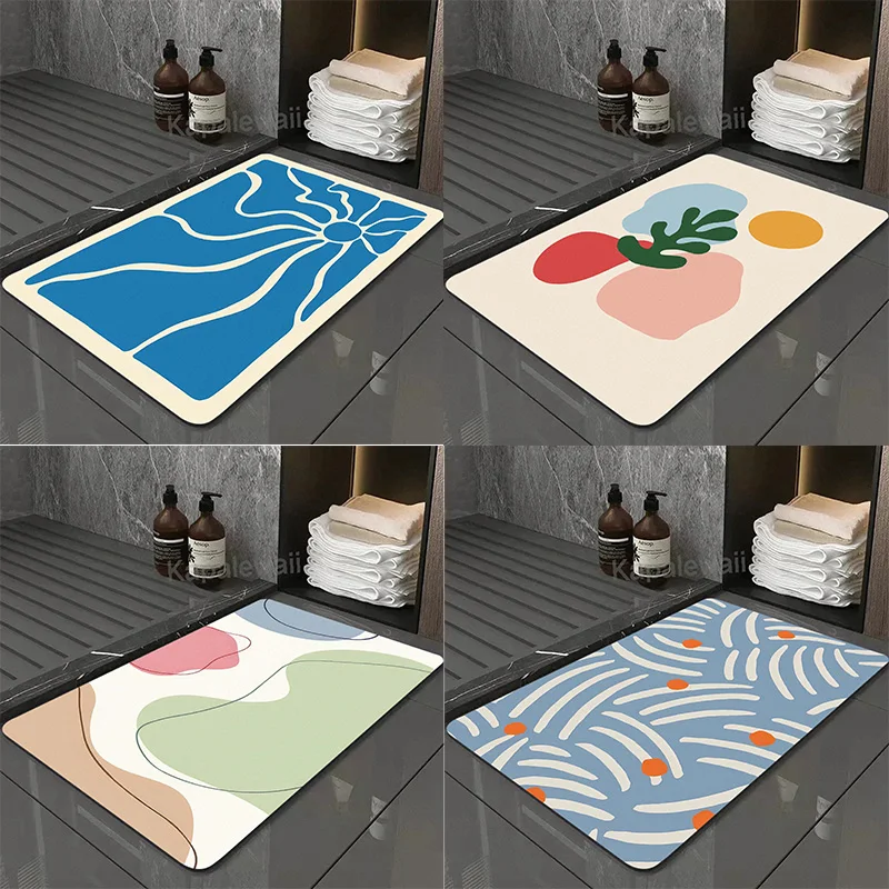 Irregular Creative Pattern Door Front Mat Decoration Home Bathroom Mat