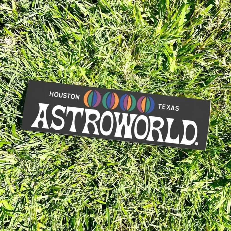 ملصق ممتص الصدمات من Astroworld Houston TEXAS - طراز عتيق للسياحة في الولايات المتحدة الأمريكية 80s 90s - ملصقات ممتصة للصدمات - ملصقات سيارات