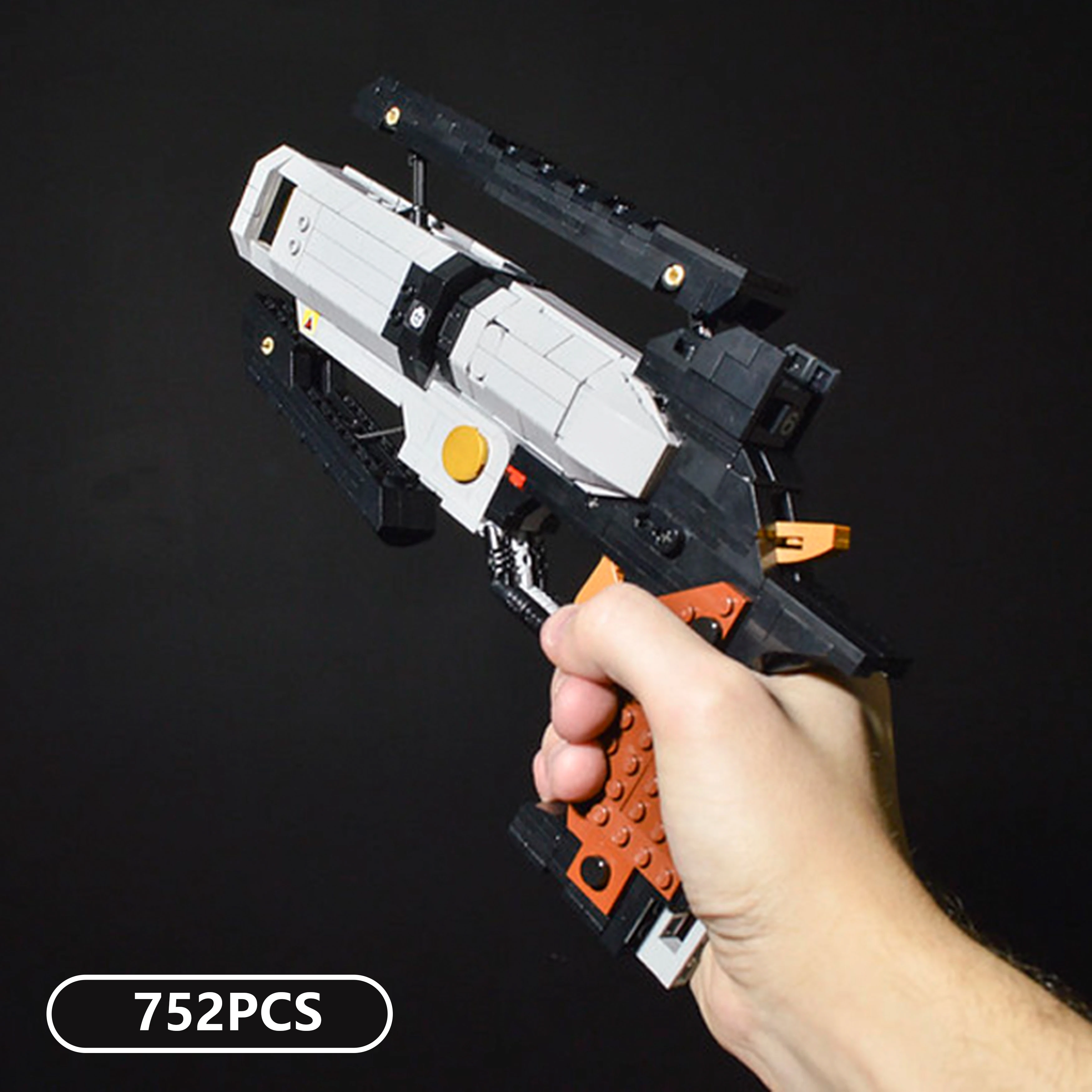 

Набор моделей револьвера серии MOC Hero Shooter DIY, креативная научно-фантастическая игрушка-пистолет для демонстрации и коллекции