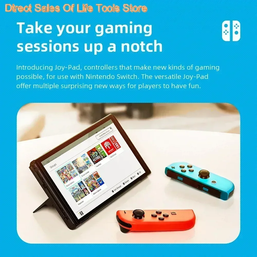 Switch Joy Pad Joy Con Joy Cons Switch OLED Joycons Wireless controller Joystick Bluetooth Gamepad with Straps for Nintendo