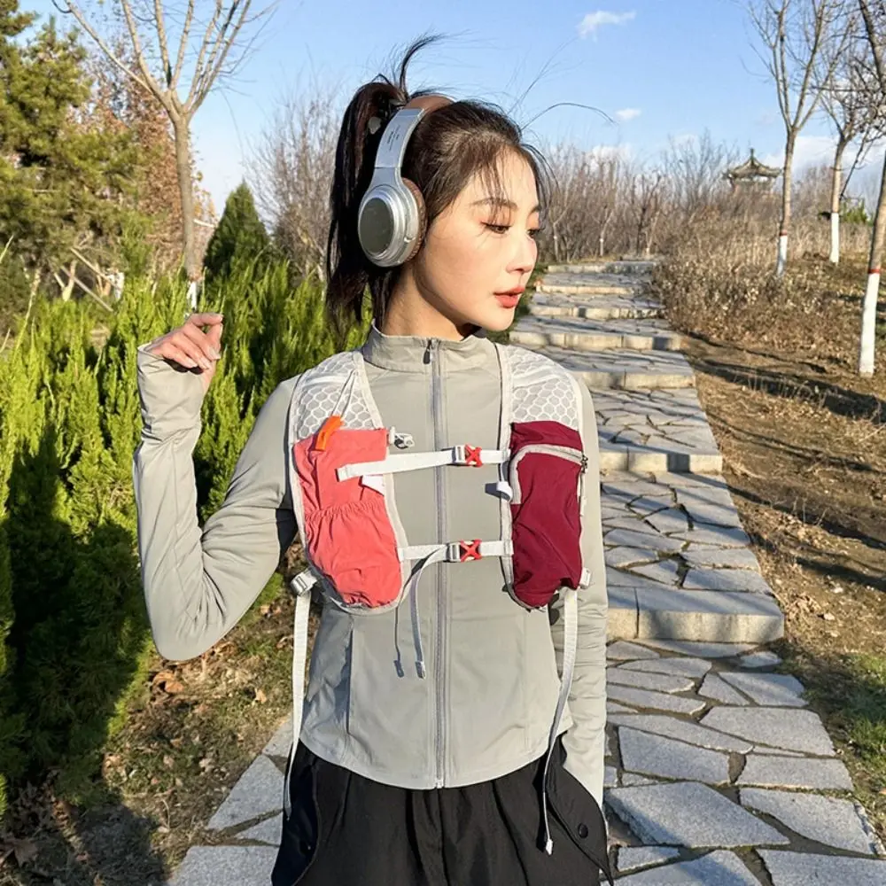 

Lightweight Hydration Running Vest Breathable Reflective Design Hydration Pack Convenient Multifunctional Bicycle Bag Vest