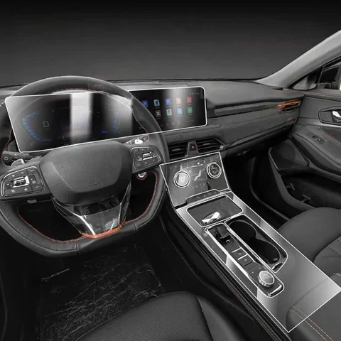 Для Chery EXEED TXL 2022 2023, центральная консоль для салона автомобиля, прозрачная защитная пленка из ТПУ, ремонтная пленка против царапин, аксессуары