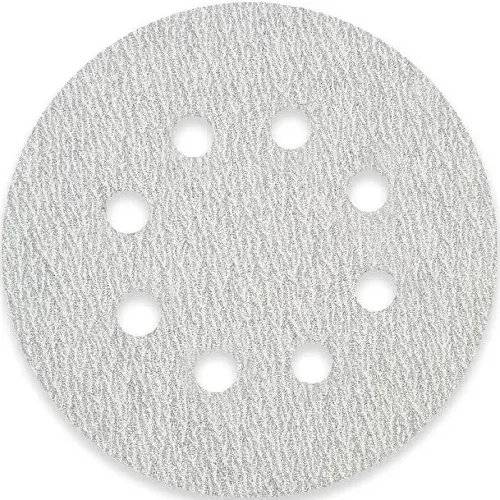 DISC OF TRASH WITH VELCRO 150MM GRAIN 400 WHITE PLUMA DISFLEX