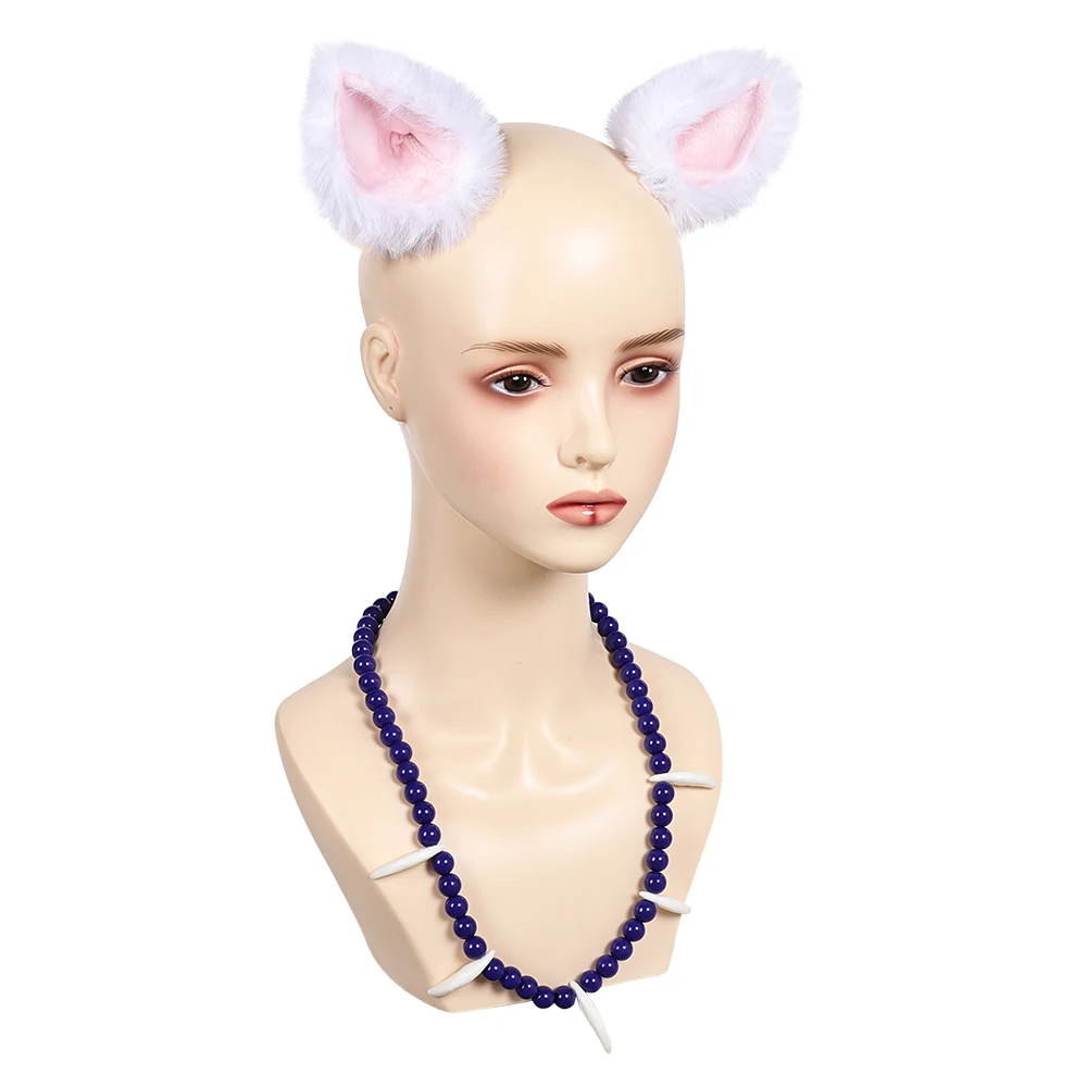 Anime Inuyasha Cosplay Costume accessoires collier oreilles chapeaux Costume Inuyasha Roleplay Halloween carnaval fête tenues accessoire