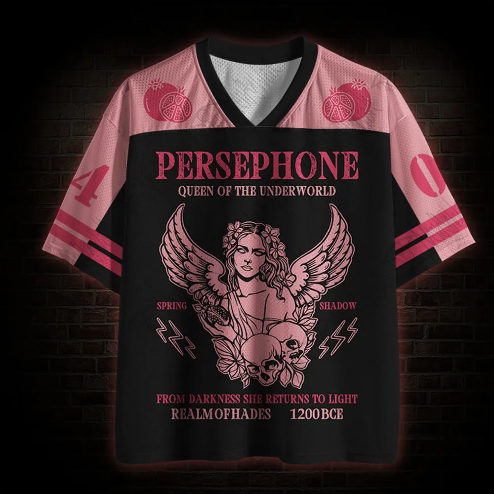 Hot Selling Street Quick Drying Mesh Sportswear, Black Series Mythical God Series, Adult Fitness Breathable V-neck T-shirt