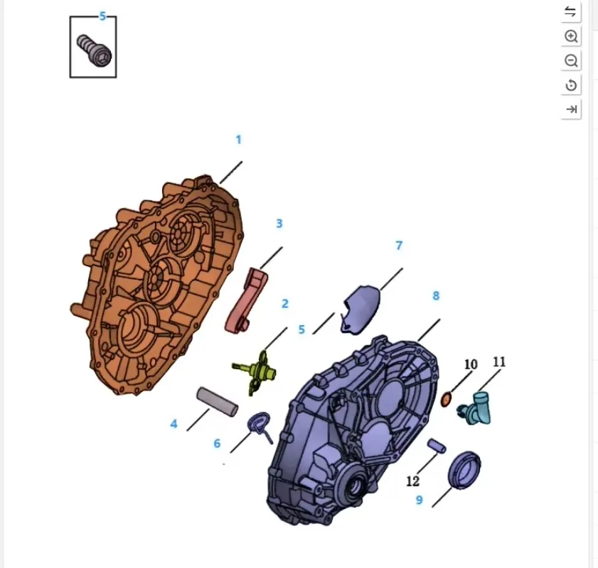 GEELY Emgrand EV350/450 Electric Vehicle (EV) Gearbox Model 3020010800 New Condition