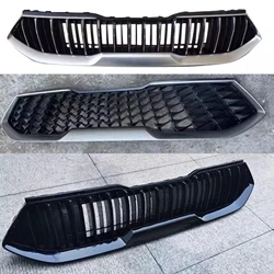 Chrome Grille Gloss Black Radiator Grill for Kia K3 Cerato 2019-2021 Modified New Style Mask Net Car Accessories