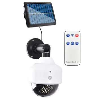 Dummys security camera outdoor solar powered fake camera for home with LED motion sensor detection light simulated cameras