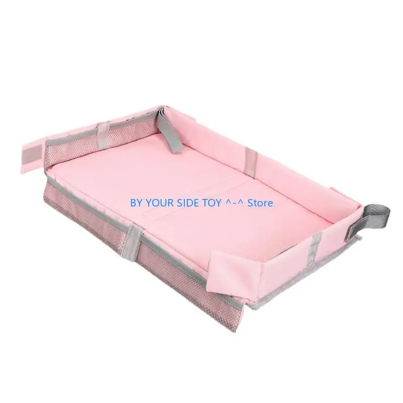 Kids Travel Desk Foldable & Easy Carry Play Tray for In Flight Entertainment U6XE