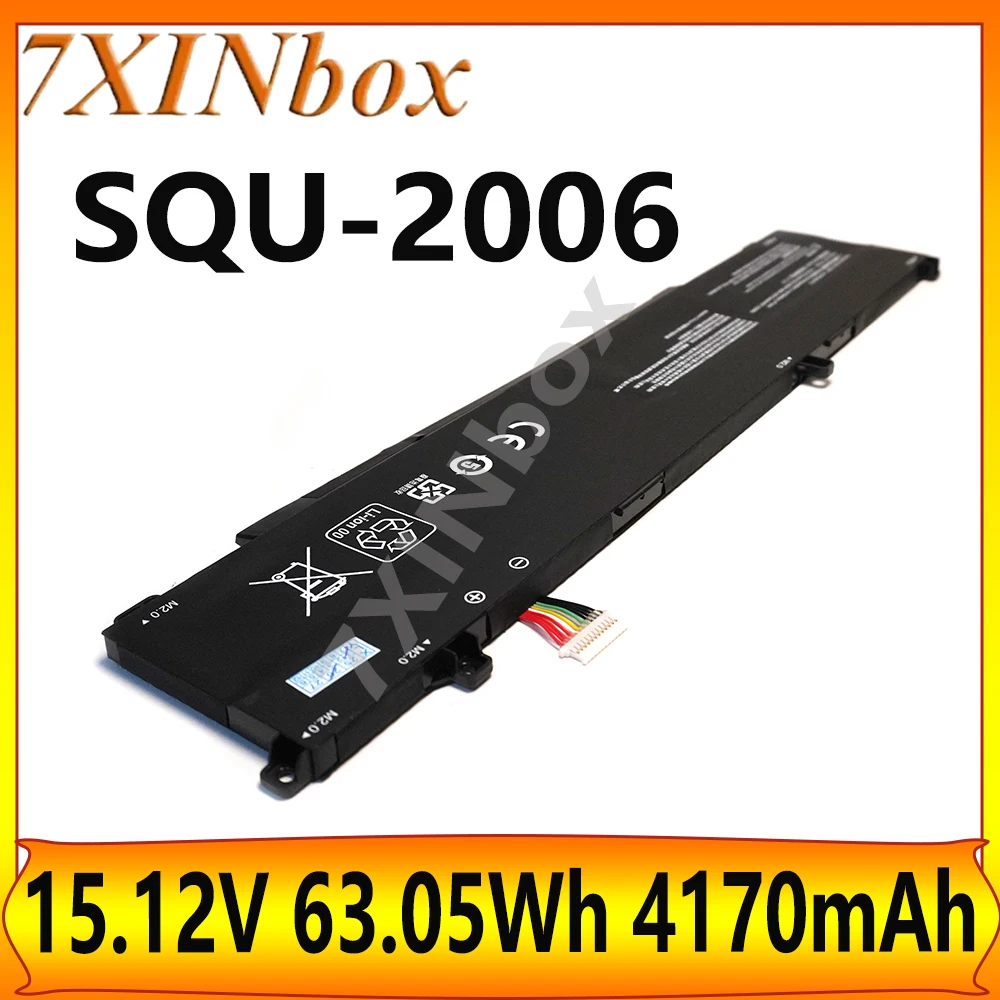 

7XINbox SQU-2006 15.12V 63.05Wh 4170mAh Laptop Battery For Hasee S8D Z7D6 Z8D6 For ThundeRobot 911X 911X1 Series 916QA155H ﻿