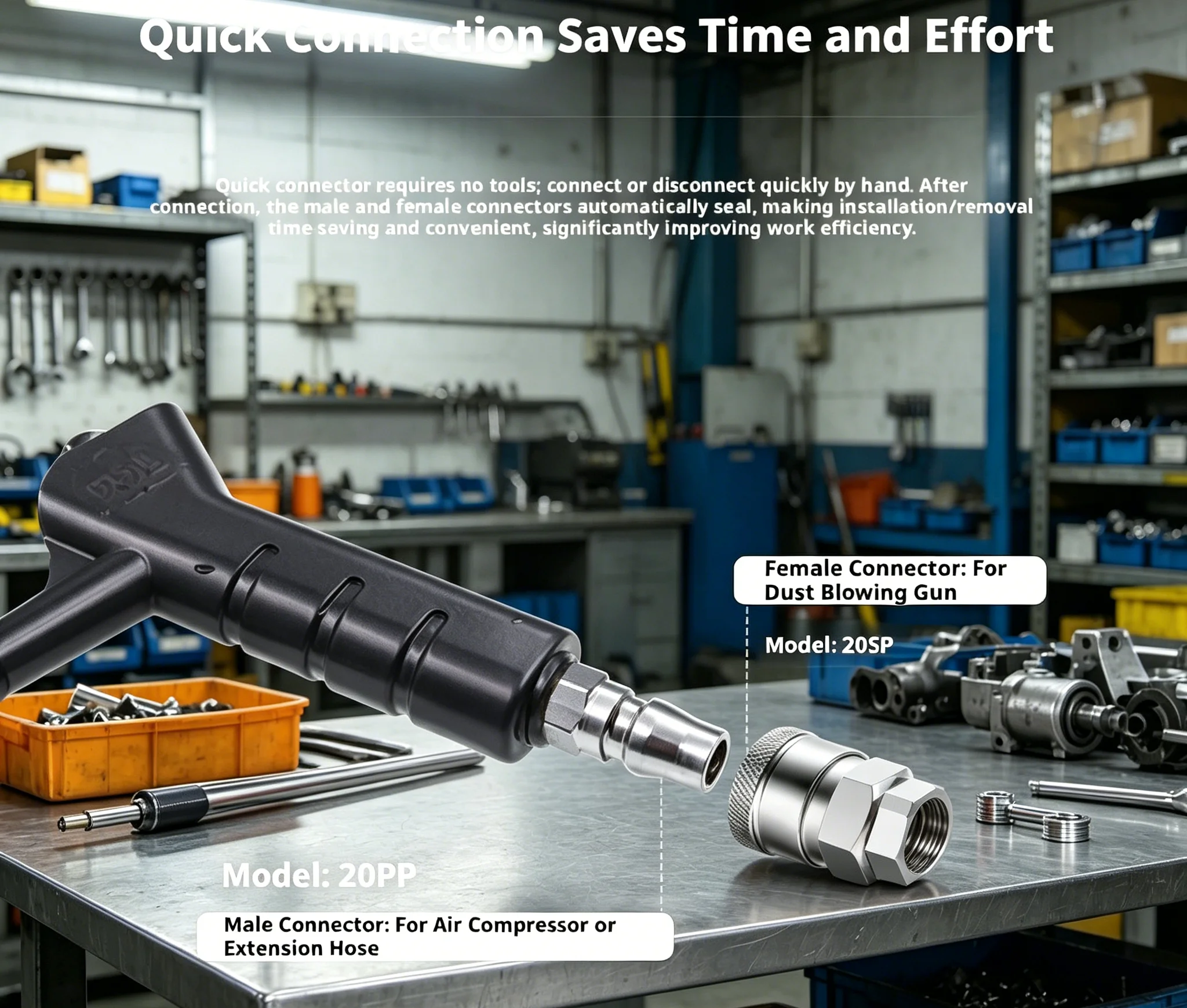 Quick-Connect Air Blower Tool: - огляд і ціна Workshop Tools Needed