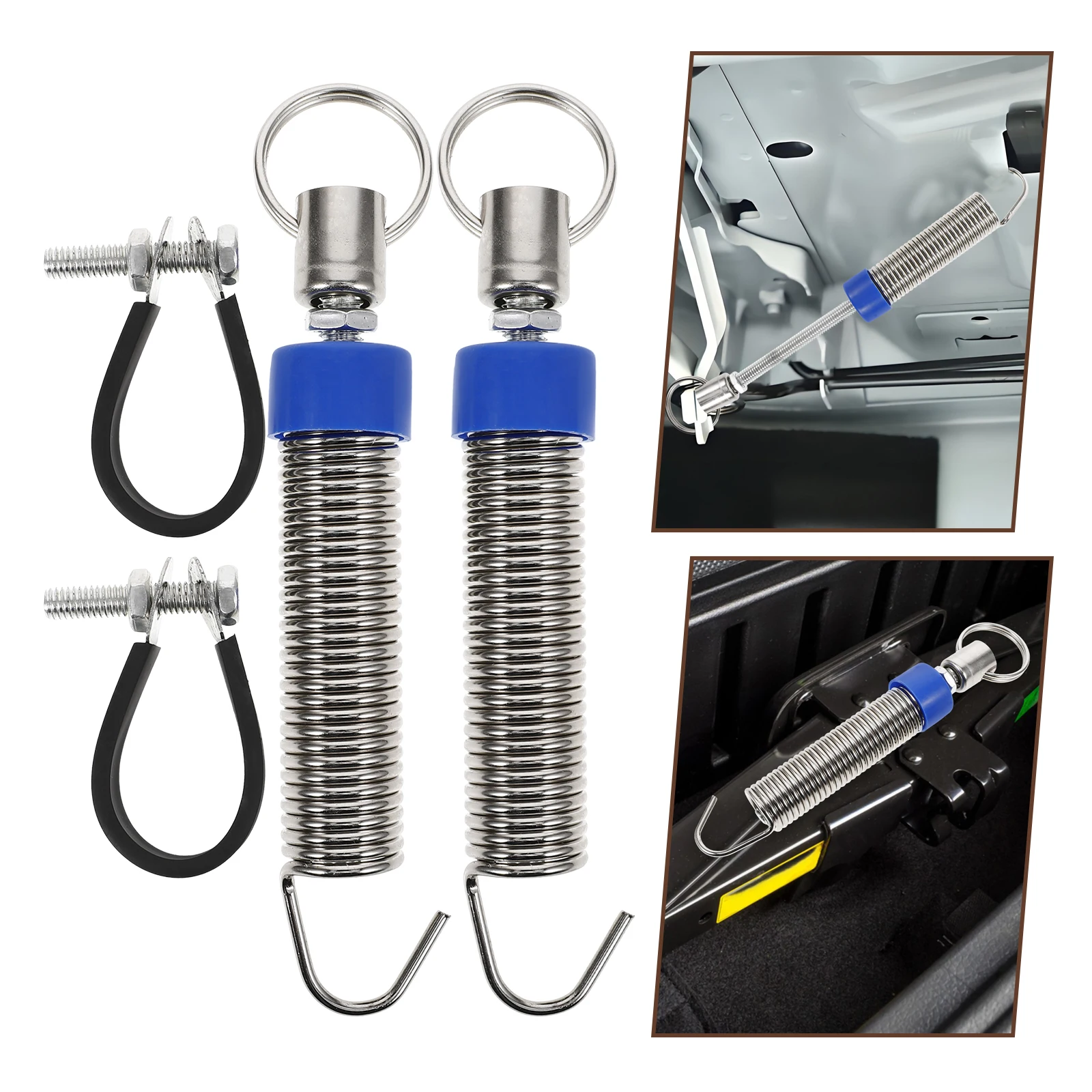 

2pcs Automatic Trunk Lifting Device Stainless Steel Car Trunk Lid Spring Universal Electric Tailgate Lift Support