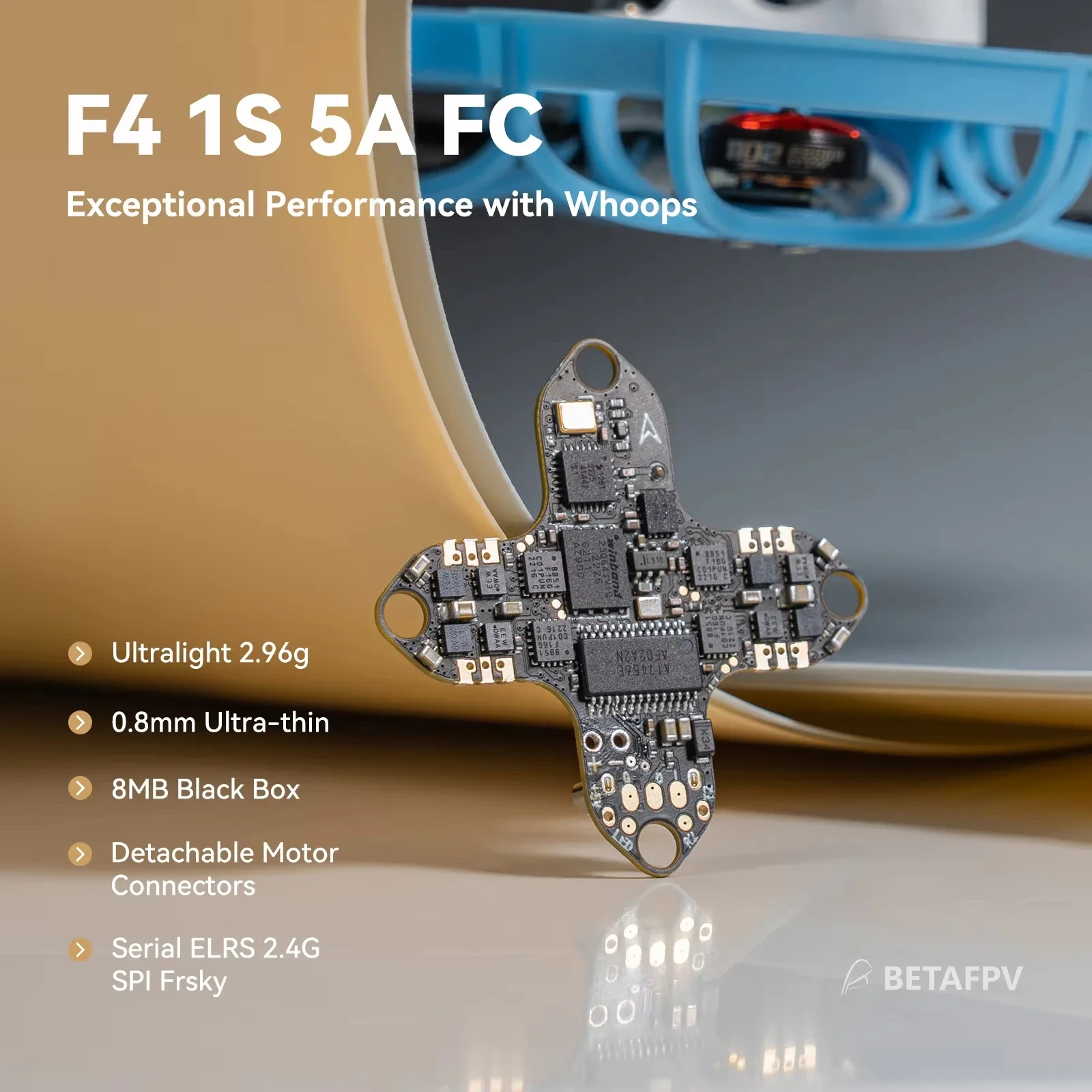 BETAFPV Meteor75 Pro | Matrix ELRS 2.4G Brushless Whoop Quadcopter con BT2.0 550mAh 1S Batteria 1102 22000KV Motore Matrix 1S FC